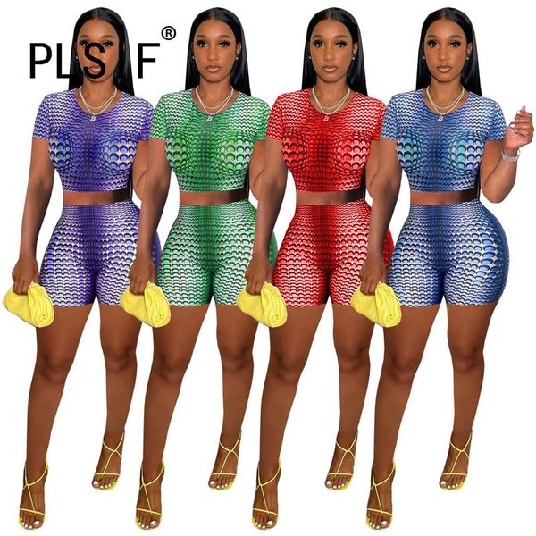 women's tracksuits women o neck print crop and shorts set female casual 2 pieces clothes sheath matching, Gray
women's tracksuits women o neck print crop and shorts set female casual 2 pieces clothes sheath matching, Gray