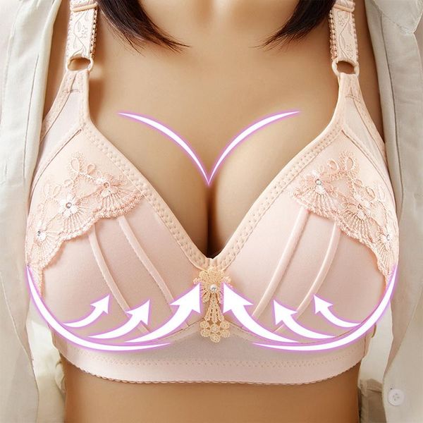 bra women push up lace anti-sagging sport brassiere seamless breathable fitness plus size gym clothing, White;black
bra women push up lace anti-sagging sport brassiere seamless breathable fitness plus size gym clothing, White;black