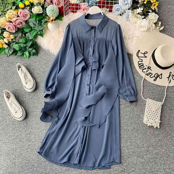 women's spring summer holiday beach style ruffles tassels dress polo neck high waist lantern sleeve dresses 210520, Black;gray
women's spring summer holiday beach style ruffles tassels dress polo neck high waist lantern sleeve dresses 210520, Black;gray