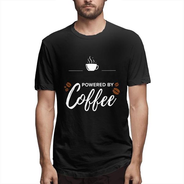 men's t-shirts men fashion graphic powered by coffee printed youth casual t-shirt, White;black
men's t-shirts men fashion graphic powered by coffee printed youth casual t-shirt, White;black