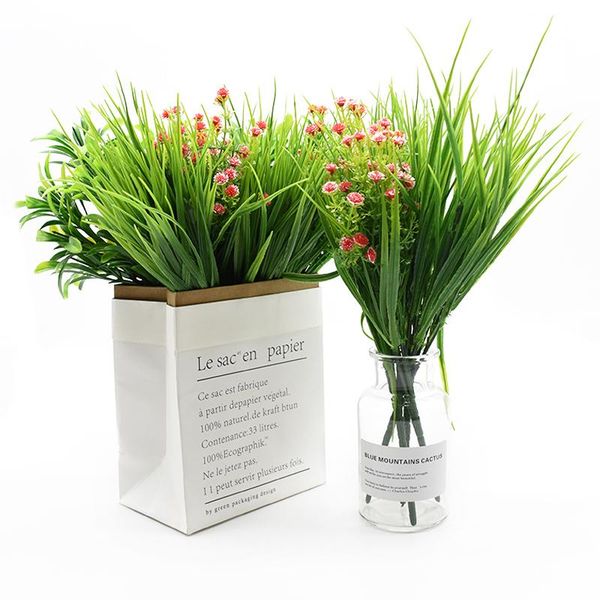 decorative flowers & wreaths 7 forks/bundle artificial plants green grass plastic wedding spring summer living room christmas home decoratio
decorative flowers & wreaths 7 forks/bundle artificial plants green grass plastic wedding spring summer living room christmas home decoratio
