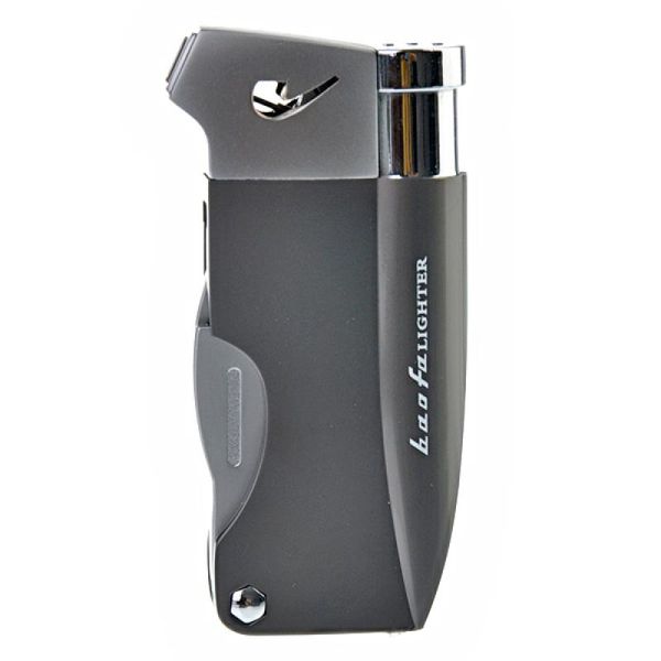 multifunction pipe lighter with three different tools (gray) party favor 
multifunction pipe lighter with three different tools (gray) party favor