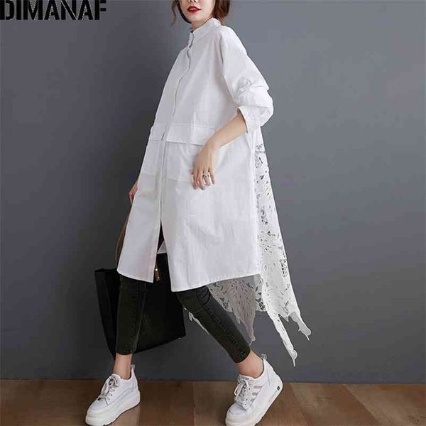 dimanaf plus size blouse shirts women clothing fashion lace floral elegant lady casual loose long sleeve button cardigan 210323, White
dimanaf plus size blouse shirts women clothing fashion lace floral elegant lady casual loose long sleeve button cardigan 210323, White