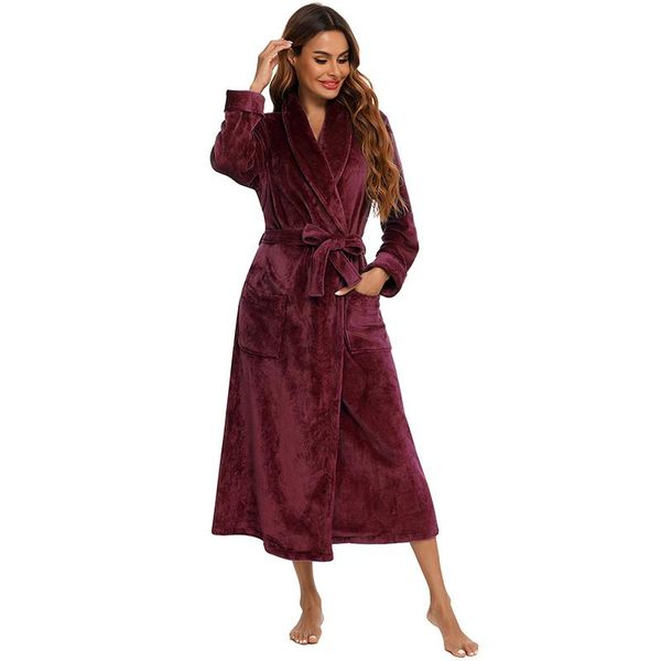 women's sleepwear men winter plus size long coral fleece bathrobe kimono warm flannel bath robe cozy robes night women dressing gown, Black;red
women's sleepwear men winter plus size long coral fleece bathrobe kimono warm flannel bath robe cozy robes night women dressing gown, Black;red