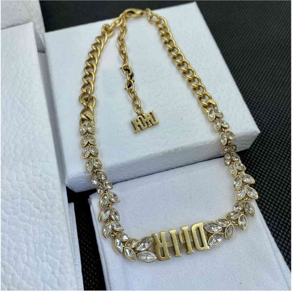 d family horse eye wheat ear letter necklace female old high version clavicle chain, Silver
d family horse eye wheat ear letter necklace female old high version clavicle chain, Silver