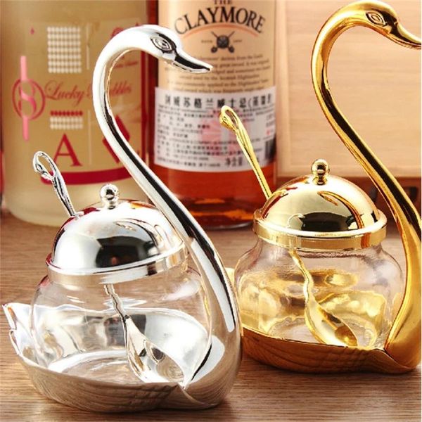 storage bottles & jars aluminum alloy condiment pot seasoning container kitchen swan design coffee glass jar with lids items
storage bottles & jars aluminum alloy condiment pot seasoning container kitchen swan design coffee glass jar with lids items