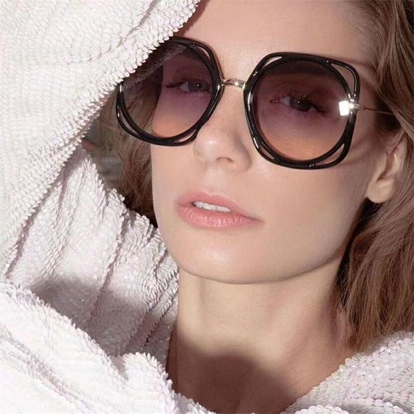 sunglasses 2021 european and american polygon square women's large frame showing thin hollow out fashion street, White;black
sunglasses 2021 european and american polygon square women's large frame showing thin hollow out fashion street, White;black