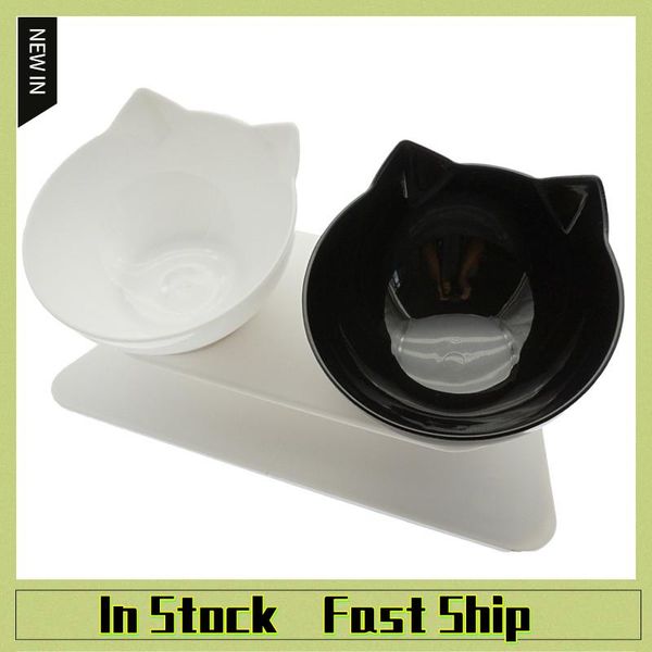 double cat bowl for cats water transparent non-slip dogs bowls eating pet feeder with stand drop & feeders
double cat bowl for cats water transparent non-slip dogs bowls eating pet feeder with stand drop & feeders