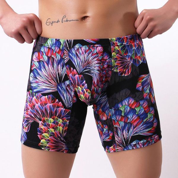 underpants printed briefs men's underwear fantasy ice silk smooth u convex pouch half-length boxers long leg boxer gay wear, Black;white
underpants printed briefs men's underwear fantasy ice silk smooth u convex pouch half-length boxers long leg boxer gay wear, Black;white
