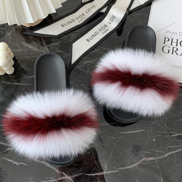 real fur slippers fluffy women flip flops sweet ladies shoes female furry home slides, Black
real fur slippers fluffy women flip flops sweet ladies shoes female furry home slides, Black