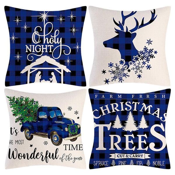 cushion/decorative pillow 2022 sofa cushion blue color merry christmas decor for home linen pillowcase ornament xmas gift happy year
cushion/decorative pillow 2022 sofa cushion blue color merry christmas decor for home linen pillowcase ornament xmas gift happy year