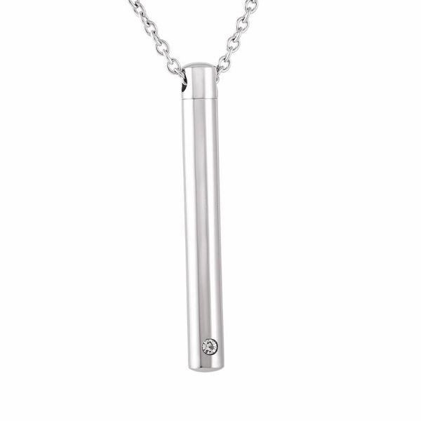 pendant necklaces sjfe993 shiny polished stainless steel minimalist bar urn memorial ashes keepsake exquisite cremation jewelry for women, Silver
pendant necklaces sjfe993 shiny polished stainless steel minimalist bar urn memorial ashes keepsake exquisite cremation jewelry for women, Silver