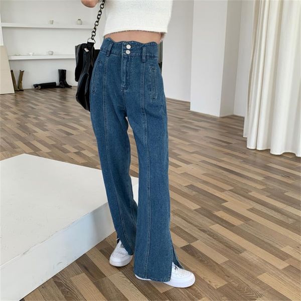 women's jeans hzirip summer split casual loose streetwear jeanswear leg wide plus size thin femme pants all set of straight brim bjzq, Blue
women's jeans hzirip summer split casual loose streetwear jeanswear leg wide plus size thin femme pants all set of straight brim bjzq, Blue