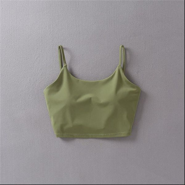summer women cami style street back cross solid color short paragraph sling female wild was thin belt chest pad fitness, White
summer women cami style street back cross solid color short paragraph sling female wild was thin belt chest pad fitness, White