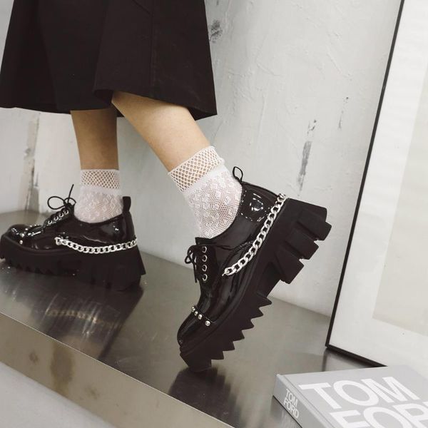 dress shoes 2021 student college girl lolita jk uniform pu leather chain buckle ankle-strap mary jane, Black
dress shoes 2021 student college girl lolita jk uniform pu leather chain buckle ankle-strap mary jane, Black