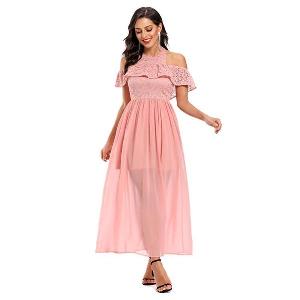 casual dresses women 2021 spring summer halter backless lace patchwork chiffon dress ladies party vestidos dx2105, Black;gray
casual dresses women 2021 spring summer halter backless lace patchwork chiffon dress ladies party vestidos dx2105, Black;gray