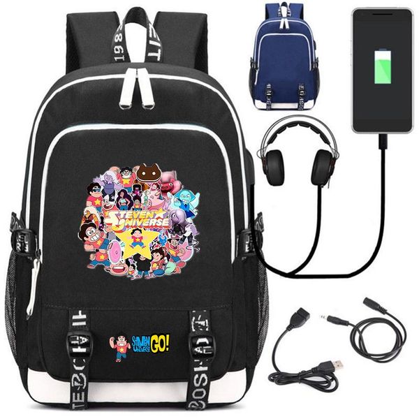 backpack steven universe usb charging mochila crystal gems school bag leisure daily bagpack travelling sport bags
backpack steven universe usb charging mochila crystal gems school bag leisure daily bagpack travelling sport bags