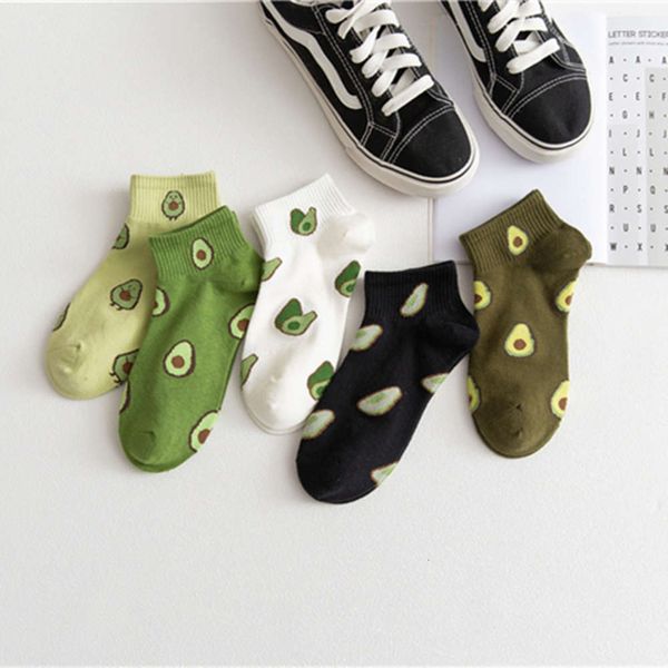 5 pairs set cartoon avocado cotton women socks solid casual joker harajuku for ladies breathable hipster sox trendy, Black;white
5 pairs set cartoon avocado cotton women socks solid casual joker harajuku for ladies breathable hipster sox trendy, Black;white