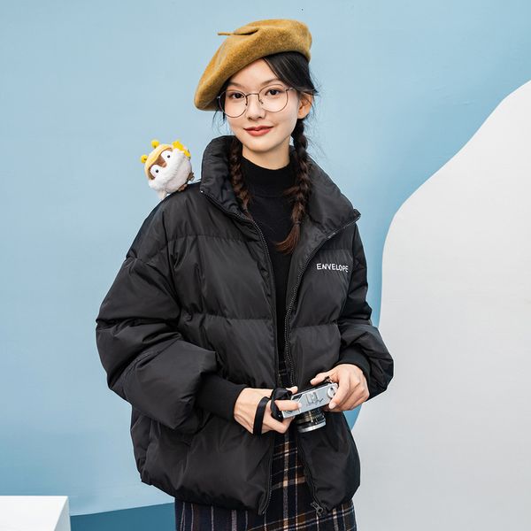 downs winter short standing collar thermal fashion white duck embroidered coat women's down jacket rwuf, Black
downs winter short standing collar thermal fashion white duck embroidered coat women's down jacket rwuf, Black