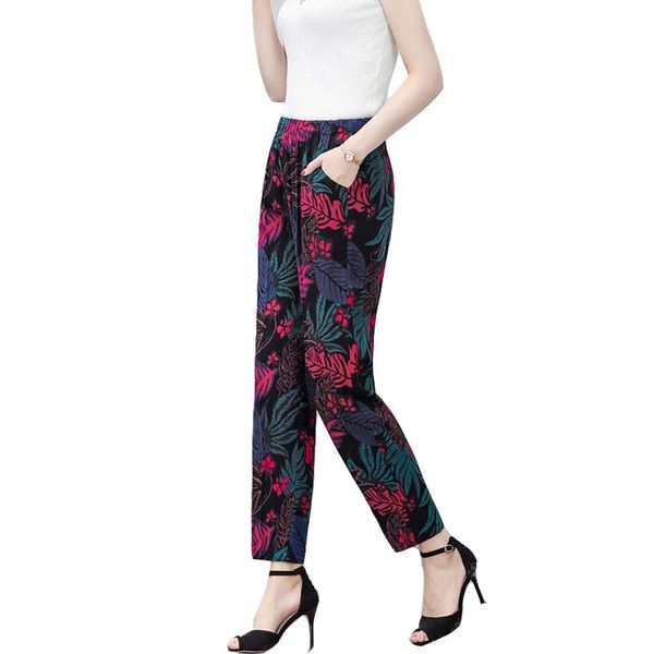 women's pants & capris fashion women loose print pocket elastic waist thin home large size casual female spring summer trousers, Black;white
women's pants & capris fashion women loose print pocket elastic waist thin home large size casual female spring summer trousers, Black;white