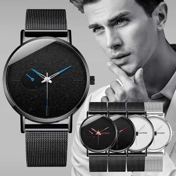 wristwatches 2021 fashion men`s watch stainless steel mesh band quartz casual business for men wristwatch relogio masculino, Slivery;brown
wristwatches 2021 fashion men`s watch stainless steel mesh band quartz casual business for men wristwatch relogio masculino, Slivery;brown