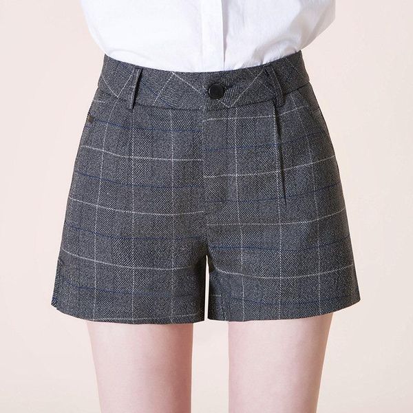 jbersee plus size shorts for women summer fashion korean plaid loose casual short pants high waist wide leg women's, White;black
jbersee plus size shorts for women summer fashion korean plaid loose casual short pants high waist wide leg women's, White;black