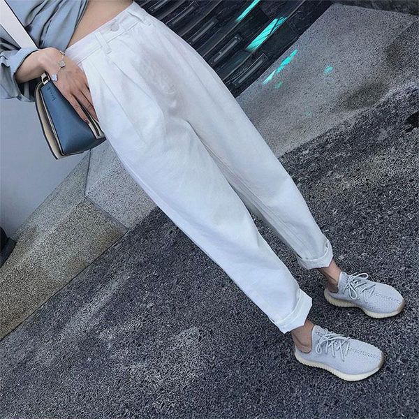women's pants & capris 2021 spring summer korea fashion women high waist cotton linen loose all-matched casual white plus size v449, Black;white
women's pants & capris 2021 spring summer korea fashion women high waist cotton linen loose all-matched casual white plus size v449, Black;white