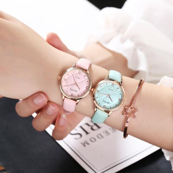 wristwatches fashion women's watches leather ladies watch women young girl simple clock zegarek damski, Slivery;brown
wristwatches fashion women's watches leather ladies watch women young girl simple clock zegarek damski, Slivery;brown