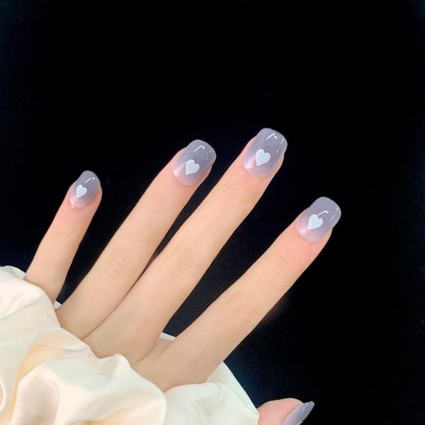 false nails fake blue-gray gradient love nail stickers finished 24 with glue ty, Red;gold
false nails fake blue-gray gradient love nail stickers finished 24 with glue ty, Red;gold
