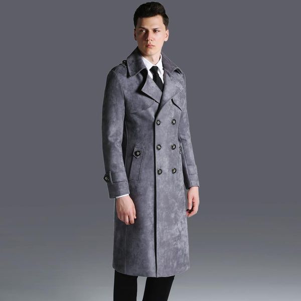 men's trench coats mignlu long style mens autumn winter double breasted jackets and plus size 6xl luxury suede fabric, Tan;black
men's trench coats mignlu long style mens autumn winter double breasted jackets and plus size 6xl luxury suede fabric, Tan;black