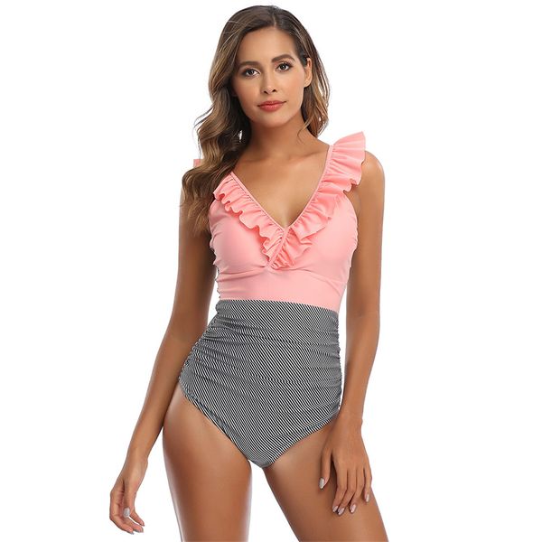 ruffled frilled s-2xl large size swimwear plus size one piece swimsuit female women bather splicing bathing suit swim lady k2093
ruffled frilled s-2xl large size swimwear plus size one piece swimsuit female women bather splicing bathing suit swim lady k2093