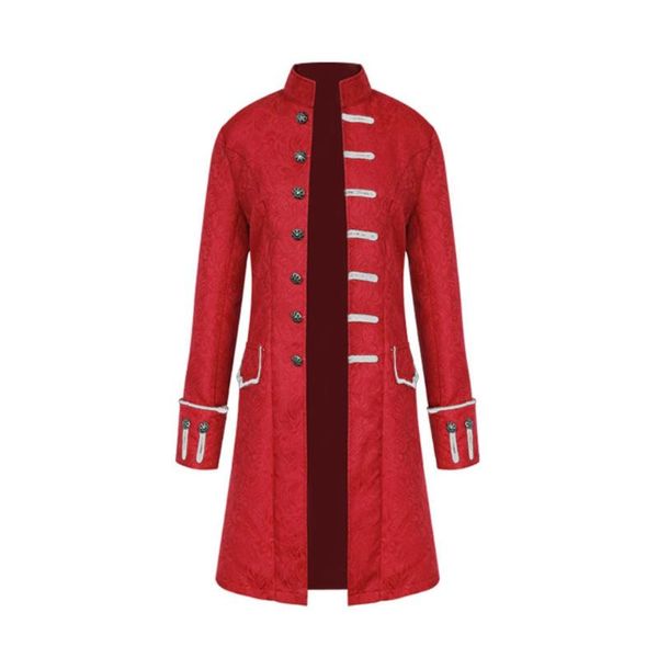 men's trench coats men fashion solid color windbreaker long sleeve steampunk style stand collar retro large size party uniform, Tan;black
men's trench coats men fashion solid color windbreaker long sleeve steampunk style stand collar retro large size party uniform, Tan;black