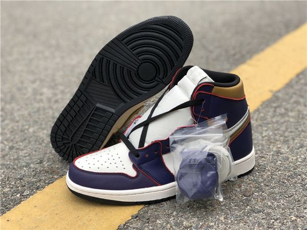 Genuine Jumpman 1 Men's Women's Basketball Shoes Chicago Lakers Scratch Sports Shoelaces Shoebox Full Size 36--46, #1
Genuine Jumpman 1 Men's Women's Basketball Shoes Chicago Lakers Scratch Sports Shoelaces Shoebox Full Size 36--46, #1