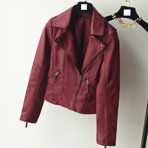 women's leather & faux spring autumn pu jacket women wine turn-down collar motorcycle short hip hop punk biker jackets outwear overcoat, Black
women's leather & faux spring autumn pu jacket women wine turn-down collar motorcycle short hip hop punk biker jackets outwear overcoat, Black