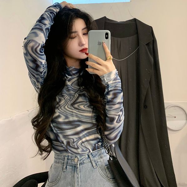 autumn korean style small turtleneck slim long sleeve t-shirt womens mesh tees shirt femme (c2898), White
autumn korean style small turtleneck slim long sleeve t-shirt womens mesh tees shirt femme (c2898), White