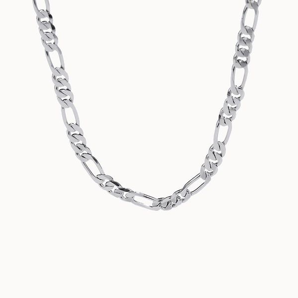 chains 4.2mm 100% authentic 925 sterling silver figaro chain choker necklace 45cm c-f246f
chains 4.2mm 100% authentic 925 sterling silver figaro chain choker necklace 45cm c-f246f