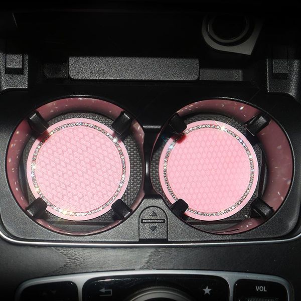 car diamond-studded creative pvc anti-skid pad round thermal insulation rubber water interior decorations
car diamond-studded creative pvc anti-skid pad round thermal insulation rubber water interior decorations