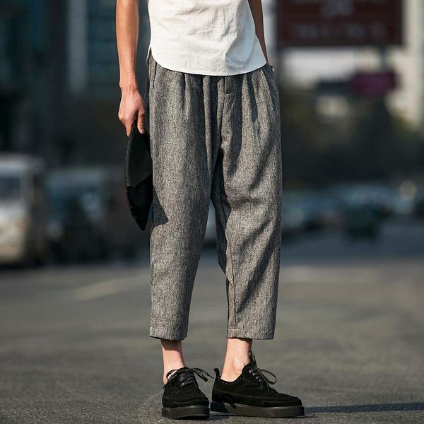 spring summer korean casual pant men elastic waist ankle-length harem japanese sweatpants street wear pants men's, Black
spring summer korean casual pant men elastic waist ankle-length harem japanese sweatpants street wear pants men's, Black