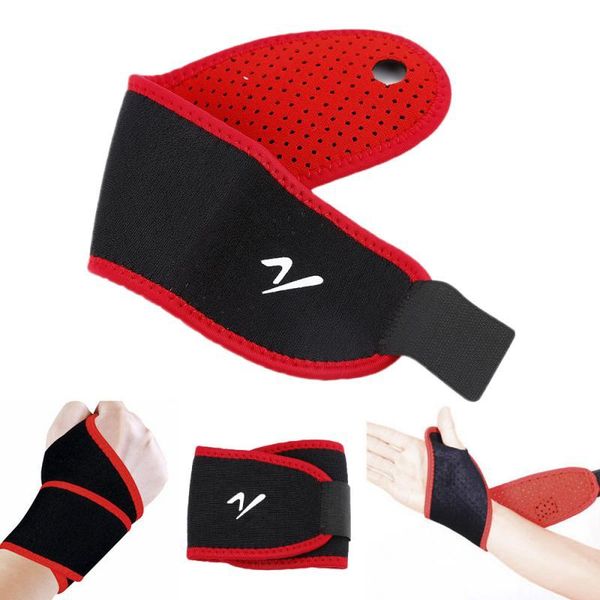 adjustable wrist protector brace support guards guard gym padded supporter protect for volleyball, Black;red
adjustable wrist protector brace support guards guard gym padded supporter protect for volleyball, Black;red