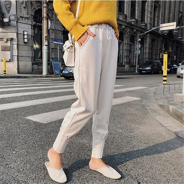 women's pants & capris cherry chesse women autumn draswtring pocket harem female casual solid vintage trousers, Black;white
women's pants & capris cherry chesse women autumn draswtring pocket harem female casual solid vintage trousers, Black;white