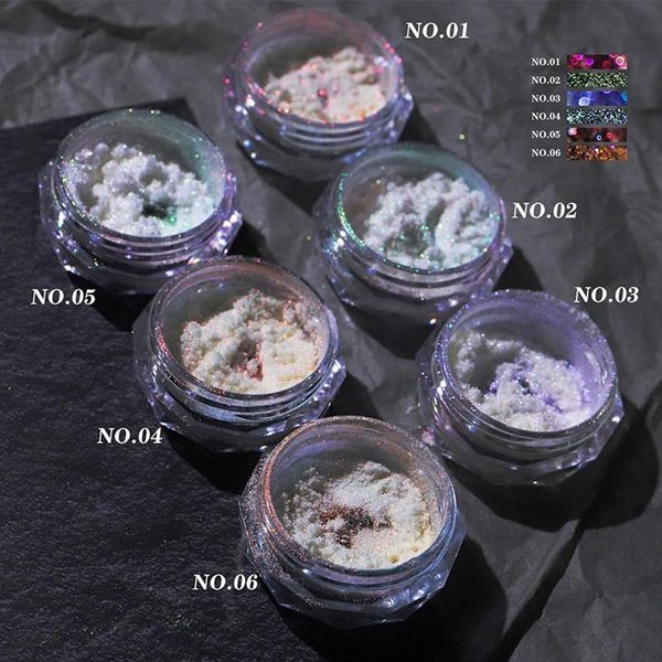 nail glitter 1 box transparent ice aurora neon powder art mermaid chrome pigment dust manicure for diy decorations ngp43, Silver;gold
nail glitter 1 box transparent ice aurora neon powder art mermaid chrome pigment dust manicure for diy decorations ngp43, Silver;gold