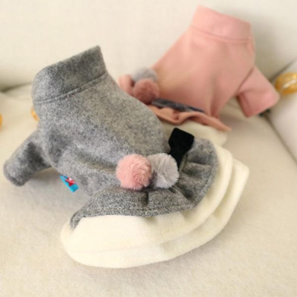 dog apparel winter pet clothes thickening princess skirt with double colored fluffy balls and bowknot dress for small
dog apparel winter pet clothes thickening princess skirt with double colored fluffy balls and bowknot dress for small