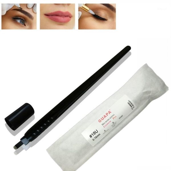 professional permanent makeup black disposable microblading pens hand tools 0.18mm 18u pins needles embroidery blades with cap1
professional permanent makeup black disposable microblading pens hand tools 0.18mm 18u pins needles embroidery blades with cap1