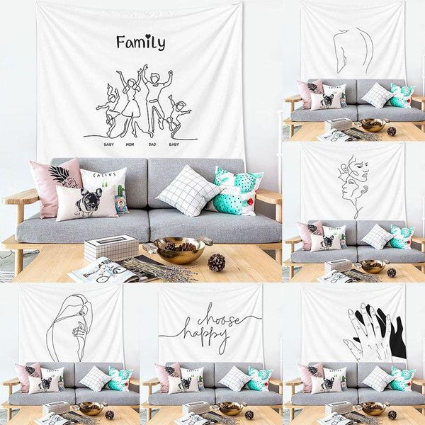 tapestries ins style simple artistic black and white line tapestry background fabric bedroom furnishing decoration wall
tapestries ins style simple artistic black and white line tapestry background fabric bedroom furnishing decoration wall