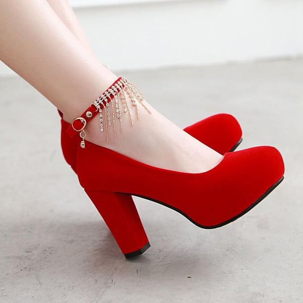 dress shoes pxelena women pumps square high heel round toe faux suede ankle strap crystal chains party wedding shoe ladies 2021 spring, Black
dress shoes pxelena women pumps square high heel round toe faux suede ankle strap crystal chains party wedding shoe ladies 2021 spring, Black