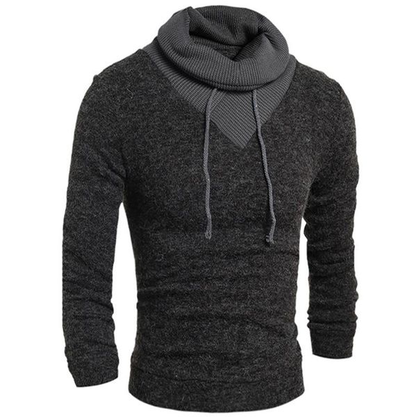 fashion high neck sweater pullover men brand casual slim fit for solid color mens black turtleneck christmas men's sweaters, White;black
fashion high neck sweater pullover men brand casual slim fit for solid color mens black turtleneck christmas men's sweaters, White;black