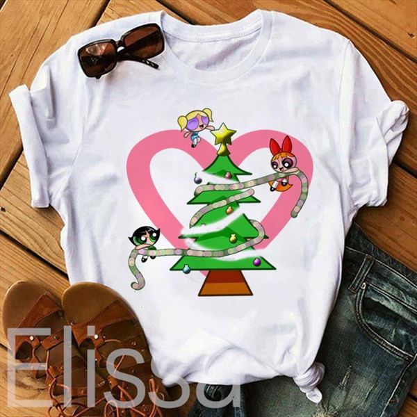 christmas powerpuff girls printing women t shirt harajuku printed white vogue clothes funny reno navidad graphics
christmas powerpuff girls printing women t shirt harajuku printed white vogue clothes funny reno navidad graphics
