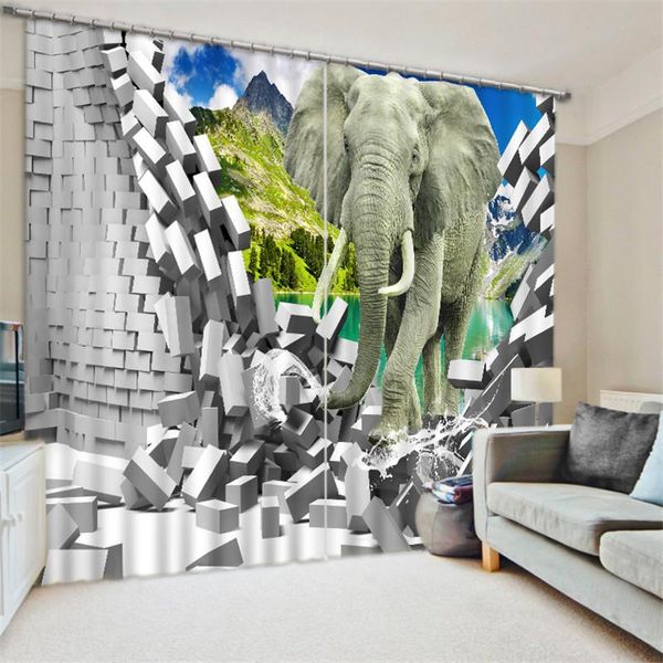 curtain & drapes 2021 panda elephant digital print 3d blackout curtains for living room bedding cotinas para sala
curtain & drapes 2021 panda elephant digital print 3d blackout curtains for living room bedding cotinas para sala