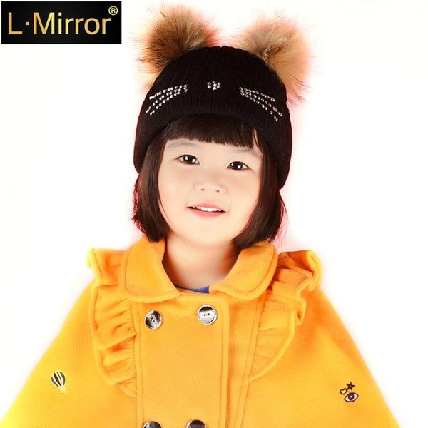 berets l.mirror 1pcs kids hat cute toddler warm for fall winter knit cap with hair ball, Blue;gray
berets l.mirror 1pcs kids hat cute toddler warm for fall winter knit cap with hair ball, Blue;gray