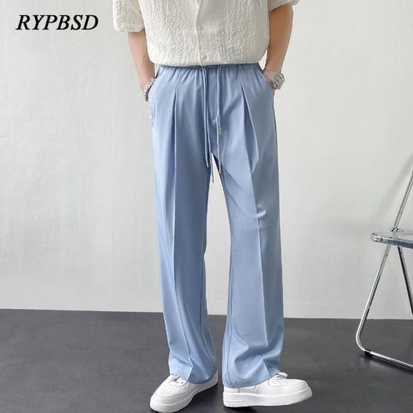men's pants summer men casual fashion sweatpants harajuku elastic waist solid streetwear korean style male loose straight trousers, Black
men's pants summer men casual fashion sweatpants harajuku elastic waist solid streetwear korean style male loose straight trousers, Black